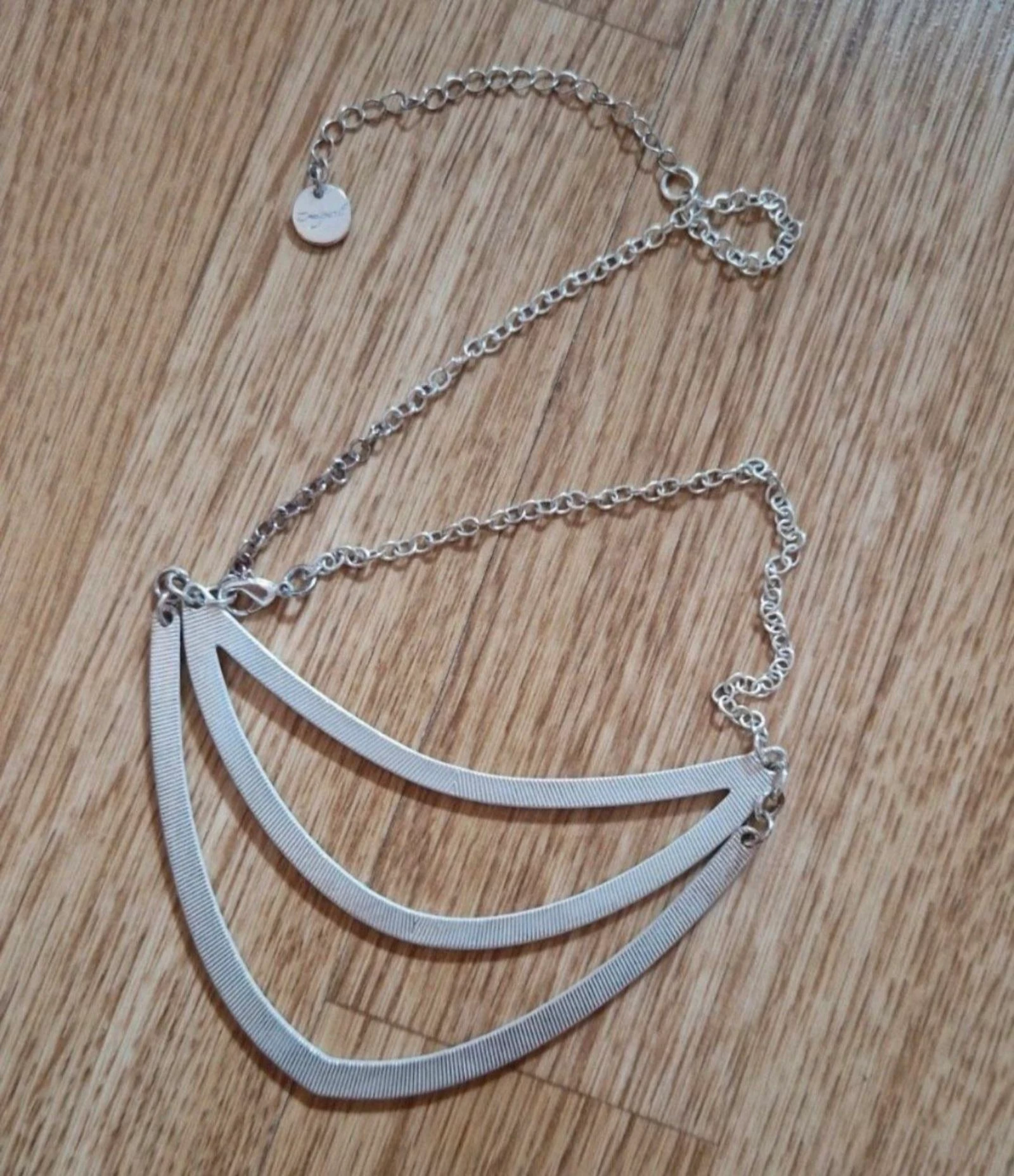 Collar Desigual "La vida es chula" plata – photo 4